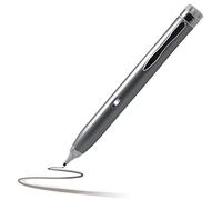 Navitech Grey Fine Point Digital Active Stylus Pen Compatible With Lenovo Yoga Tablet 10 HD+ / Lenovo YOGA Tablet 2 10-inch (Windows) / Lenovo YOGA Tablet 2 8-inch (Android) / Lenovo YOGA Tablet 2 Pro