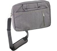 Navitech Grey Sleek Water Resistant Travel Bag - Compatible with FANGOR 7.5 Inch Car DVD Player