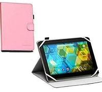 Navitech Pink Faux Leather Case Cover - Compatible With Acer Iconia A1