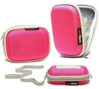 Navitech Pink Shockproof Camera Case Compatible with Yashica DigiMate 100 Digital Camera