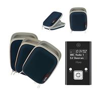 Navitech Portable Blue Hard Water Resistant mp3 / Mini DAB FM Digital Music Player Radio Case/Cover Compatible with The Pure Move 2520