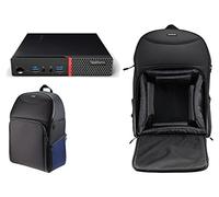 Navitech Portable Rugged Black & Blue Backpack/Rucksack Carry Case Compatible With The Lenovo ThinkCentre M700 SFF Desktop PC