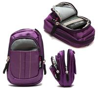 Navitech Purple Compact Camera Case Compatible with OM System Tough TG-7 Digital Camera