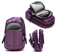 Navitech Purple Compact Camera Case Compatible with AgfaPhoto Realishot DC8200 Compact Digital Camera