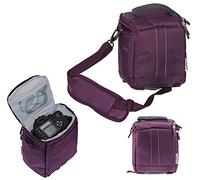 Navitech Purple Digital Camera Carrying Case and Travel Bag Compatible with The Panasonic Lumix FZ2000