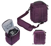 Navitech Purple DSLR & Lens Camera Bag Case for PANASONIC LUMIX G7 4K Mirrorless Camera