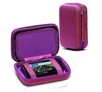 Navitech Purple Hard GPS Carry Case Compatible With Binatone U435 4.3 Inch Sat Nav