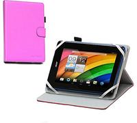 Navitech Purple Leather Tablet Case - Compatible With PRITOM 10 inch Android Tablet