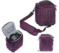 Navitech Purple Protective Portable Handheld Binocular Case and Travel Bag for The Bushnell POWERVIEW 16x 32mm