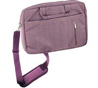 Navitech Purple Sleek Water Resistant Laptop Bag - Compatible with Dell Inspiron 14 2-in-1 5400 Laptop