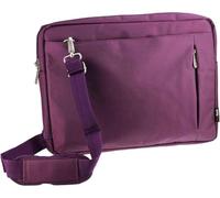Navitech Purple Sleek Water Resistant Travel Bag - Compatible with FANGOR 7.5 Inch Car DVD Player