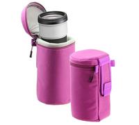 Navitech Purple Water Resistant Camera Lens Protective Case Pouch - Compatible with Olympus M.Zuiko Digital ED 12-100mm f/4.0 is Pro Lens
