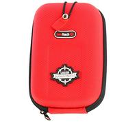 Navitech Red EVA Rangefinder Hard Case/Cover With Carabiner Clip Compatible With The BEN SAYERS PR700 GOLF LASER RANGEFINDER/BOBLOV Hunting Golf Rangefinder