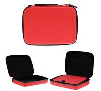 Navitech Red Hard Waterproof Case for Walkie Talkie/Two Way Radio's Compatible with Motorola XT420 with Charger