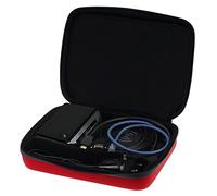 Navitech Red Heavy Duty Rugged Hard Case/Cover With shoulder Strap Compatible With The Lenovo ThinkCentre M600 Desktop Mini PC