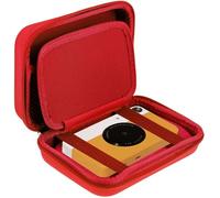 Navitech Red Travel Hard Case Compatible with Polaroid Everything Box Hi Print Bluetooth Photo Printer