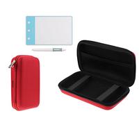 Navitech Small Eva Hard Red Graphics Tablet Case/Cover Compatible With The Huion 420 OSU