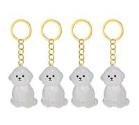 Navna 1. 2/3/4/5/10Pcs Clear Pet Memorial Keychain With Storage Compartment For Cats Dogs Lovers Sympathy Pendants Pet Furs Collection Box
