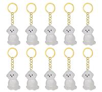 Navna 1. 2/3/4/5/10Pcs Clear Pet Memorial Keychain With Storage Compartment For Cats Dogs Lovers Sympathy Pendants Pet Furs Collection Box