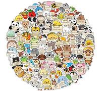 Navna 100Pcs Removable Reusable Animal Stickers PVC Decorative Labels Decals Suitable For Devices Home Decor Creative Projects Phone Decoration