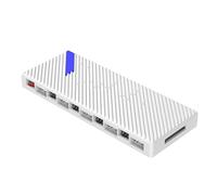 Navna 2 10 Controls Fan Hubs For PC Cooling 5V ARGB & 12V PWMs With Base 20 Port SATAs Power Fan Hubs