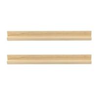 Navna 2 Pcs Dominoes Racks Organizers DIY Dominoes Tiles Holders Trays For Train Dominoes Game Easy-to Use Wood Dominoes Racks