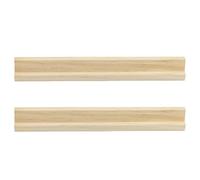 Navna 2 Pcs Dominoes Racks Organizers DIY Dominoes Tiles Holders Trays For Train Dominoes Game Easy-to Use Wood Dominoes Racks