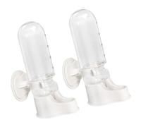 Navna Bird Drink Dispenser Waterer for Small Parrots Canaries Safe Cage Hanging Water Feeder Watering Tool 2PCs Gravities Waterer