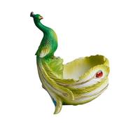 Navna Ceramic Fleshy Plant Container Planter Peafowl Shape Window Box Cactuses Plant Container Mom Bedroom Desk Lightweight Resin Flower Pot