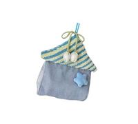 Navna Charm Hanging Tissue Dispenser with House Pattern Perfect for Indoor and Outdoor Multipurpose Storage Bag