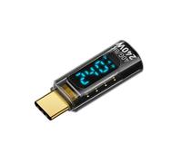 Navna Digital Display Type C Adapter Converter 240W Charging And 40Gbps Data Transfer For Technology Enthusiasts Professional USB C Adapter With Digital Display