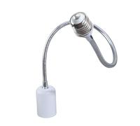 Navna E27 Rotate Lamp Holder Ceramic Adapter Flexible Rotation For Ceiling Lights Bathroom Fixtures 400W Power Ceramic LED Bulb Holder With Metal Base