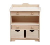 Navna Handmade Miniature Wooden Cabinet 1:12 Scale Unpainted Dollhouses Furniture For Art And Model Customizable Wooden Dollhouses Furniture