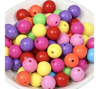 Navna Macaron Colored Acrylic Beads for Jewelry Making and Crafting Loose Spacer for Keychain Bracelets Use Macaron Fashion