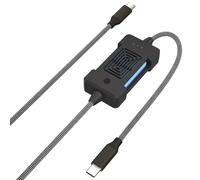 Navna Multipurpose 100W Charging Cable Combines Hand Warmer Braided Cord For Travel Hiking Adventure Fast Charging USB C Cable