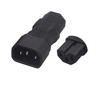 Navna Portable Male To Female C14 To C13 Adapter C14 To C15/C14 To C5/C14 To C7 Power Cable Adapter Transfer Plugs ABS-made