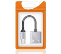 Navna Portable Type C Headphone Charging Adapter Metal Housing Design With Noise Cancelling For Smart Devices Noise Cancelling USB C Adapter