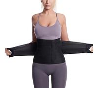 Navna Postpartum Belly Band Abdominal Binder Post Surgery-Compression Wrap C-Section Recovery Support Belt Black S-XXXL pregnancy corset for belly support