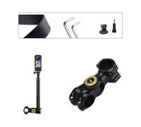 Navna Professional Bike Motorcycle Camera Mount Aluminum Adjustable Angles 360°View Extendable Rod For Cycling Action Sports Cycling Camera Holder