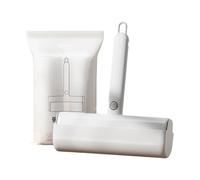 Navna Refillable Pet Hair Removal Tool With Ergonomic Handle SelfAdhesive Paper For Quick Cleaning On Clothes Upholstery Bed Reusable Lint Roller