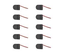 Navna Set Of 10Pcs Compact 20x3.2mm LIR2032 Battery Case Storage Box Build In Switching Flipped Top Designing For Electronics