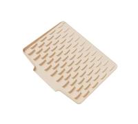 Navna Sloped Silicone Countertop Drain Mat Slanted Design For Quick Water Flows Kitchen Essential Sloped Kitchen Sink Drying Pad