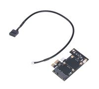 Navna Space Saving Small PCIE to PCIE Adapter Card Metal, Set A