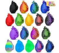 Navoxa 3D Printed Dragon Eggs, Prefilled Easter Dragon Egg Unique Easter Basket Essentials for Kids
