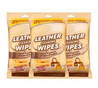 Navoys 150 All Type Leather Cleaning Wipes - Extra Strong, Fresh Scented, Removes Dirt & Grime, Surface Cleaner, White Non-Stain, Conditioner Protector, Non Greasy