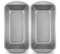 Navoys 2pk 25 cm x 12.5 cm Loaf Pan/Tin - Ideal for Baking Bread, Loaf Making, Mini Loafs, Cake Liners, Baguette, Baking Essentials, Brownies, Banana Bread (2)
