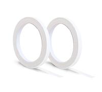 Navoys 2pk Double-Sided Tape 15m x 10mm - Heavy Duty, Strong Instant Bond, High Tack Mounting Tape, Leaves No Residue, Ideal for Home, Office, Crafts & DIY (2pk, 15m x 10mm)