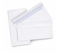 Navoys 50 DL White Envelopes Self Seal | 110 x 220mm, Security Printed Interior, Fits A4 Paper Folded into Thirds, Ideal for Letters, Invoices, Office, Home & Business Mailing