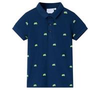 (navy, 128 (7-8y)) Kids' Polo Shirt School Children T Shirts Plain Summer Tank Top Tees Navy 104