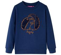 (navy, 140) Kids' Sweatshirt Children's Long Sleeves Pullover Kids' Top Hedgehug Design
